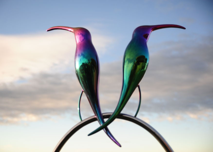 Ted Secombe -  Rainbow Birds (detail)