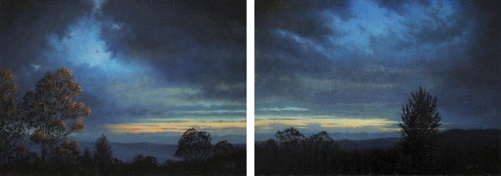 The Distant Sound of Thunder (Diptych)