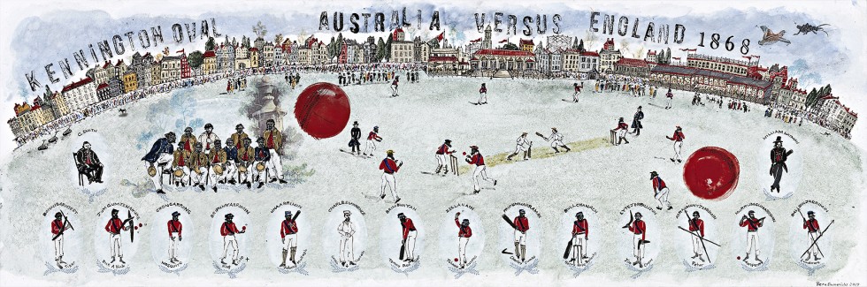 Kennington Oval Australia Verses England 1868 SOLD