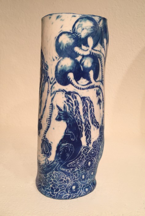 Blue Willow Vase SOLD
