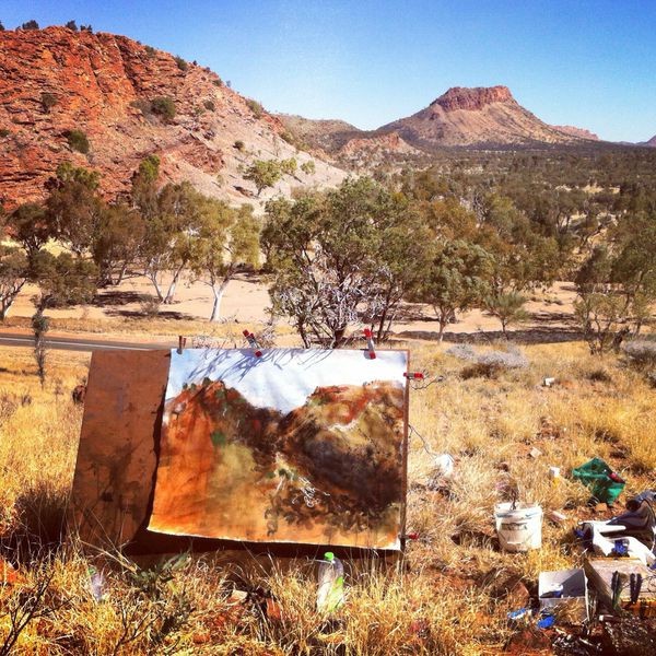 Caterpillar dreamscape (Alice Springs)